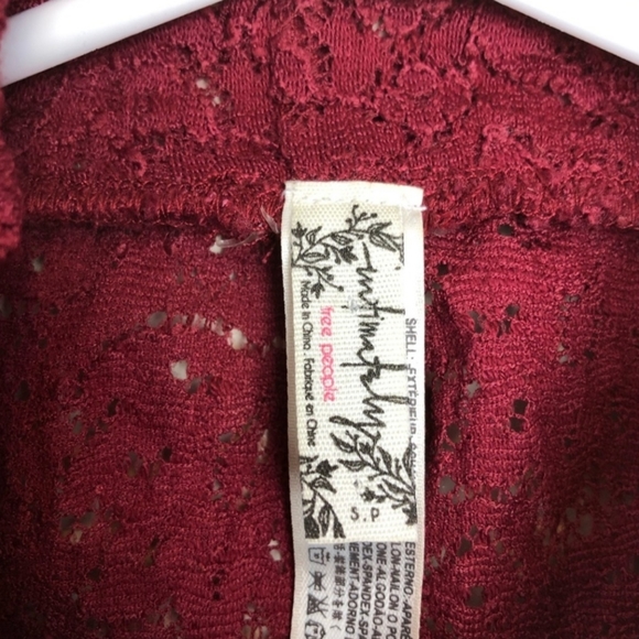NWOT Free People Intimately Lace Tank Bodysuit - Picture 4 of 5